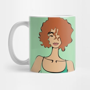 Redhead Girl Portrait Mug